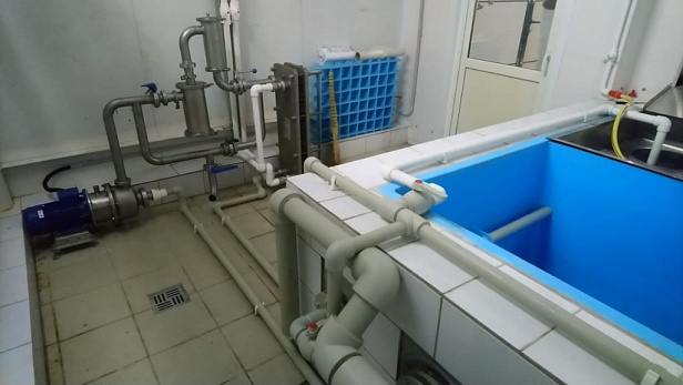 Теплообменник посолочной ванны завода по производству сыра "пармезан"